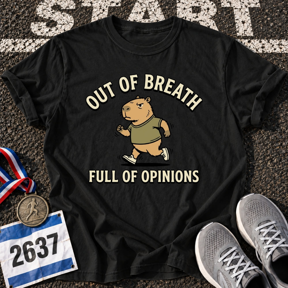 Out of Breath Capybara T-Shirt