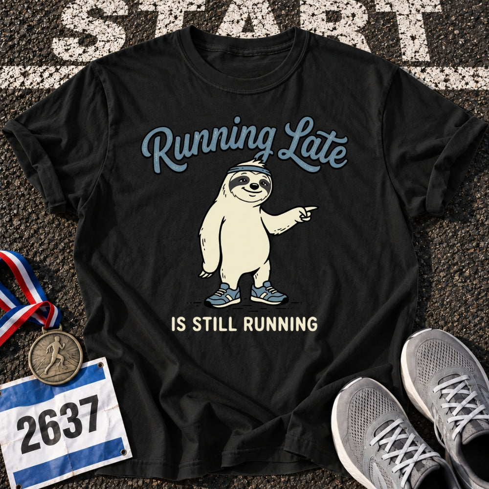 Running Late is Still Running T-Shirt
