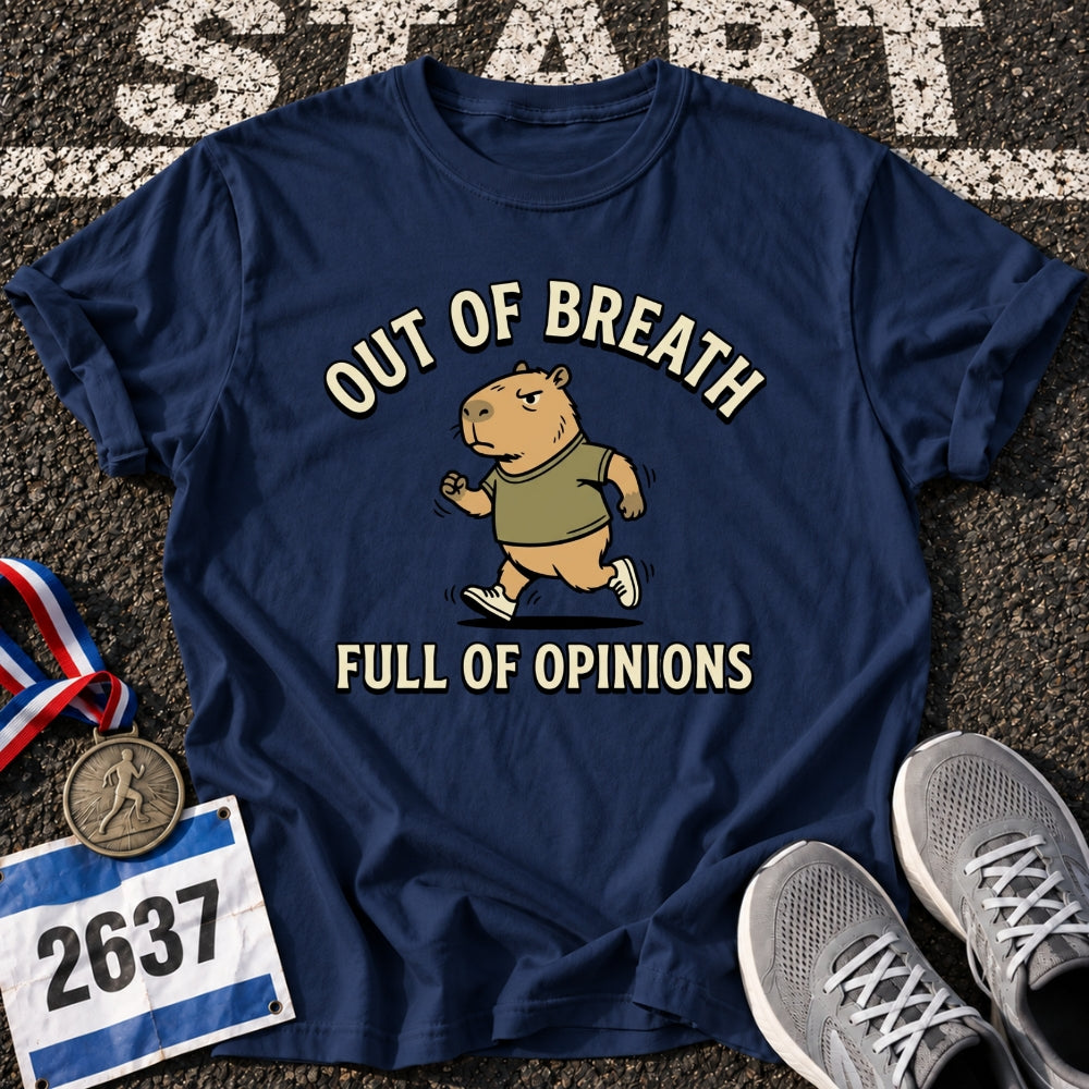 Out of Breath Capybara T-Shirt