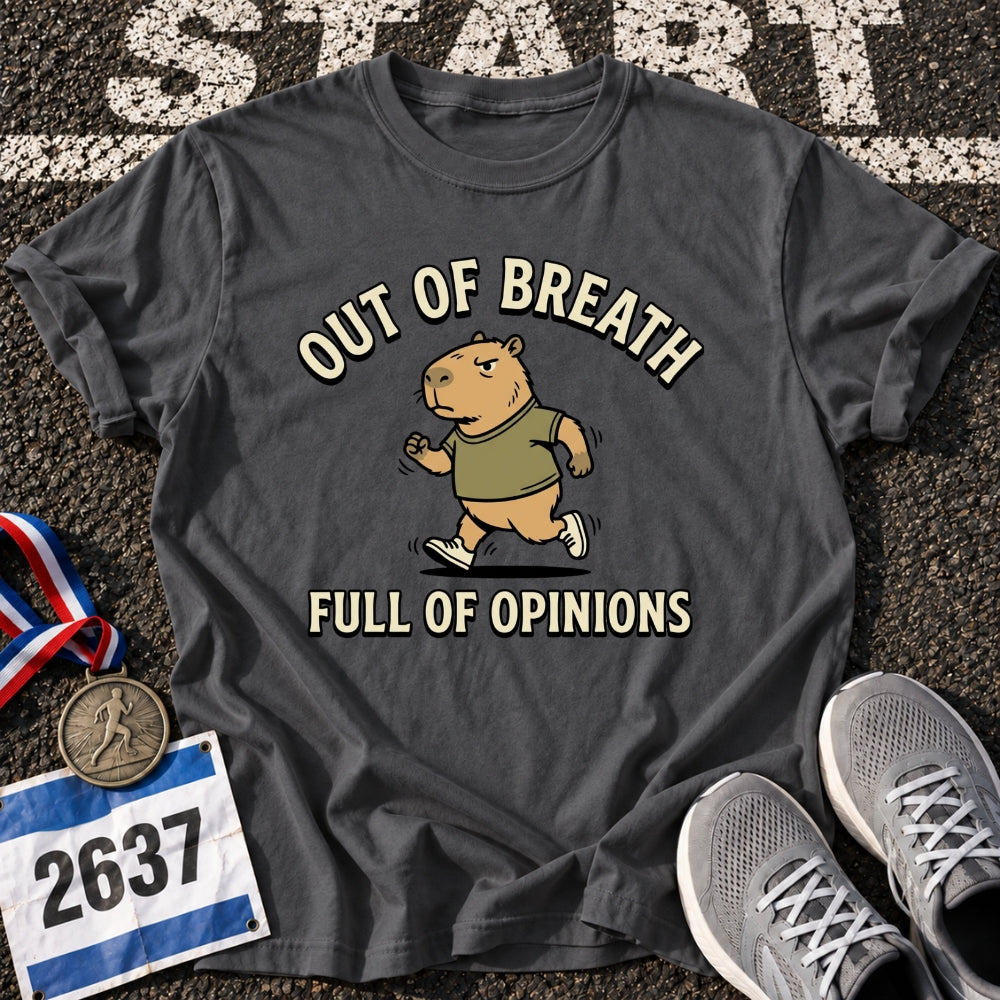 Out of Breath Capybara T-Shirt