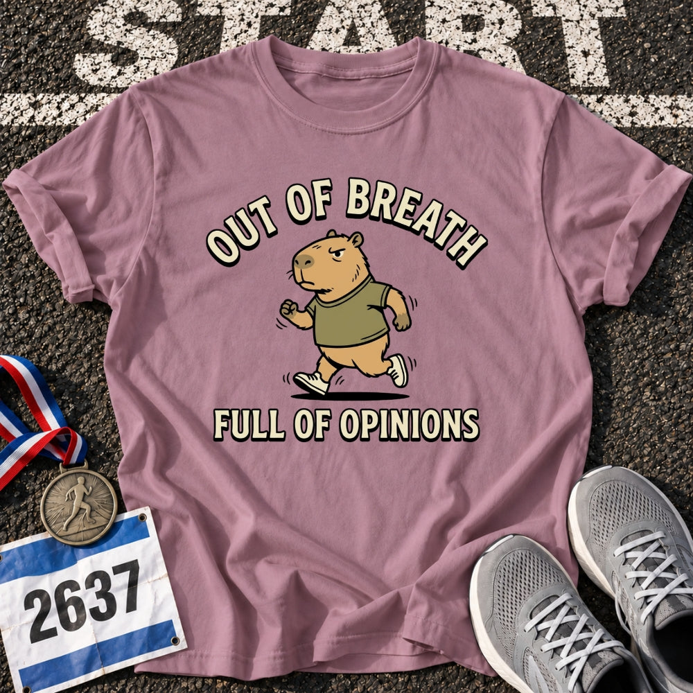 Out of Breath Capybara T-Shirt