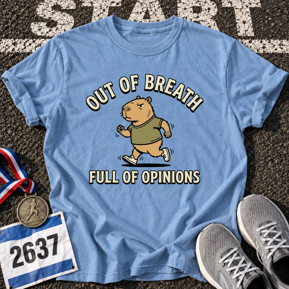 Out of Breath Capybara T-Shirt